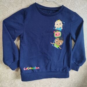 Cocomelon Long Sleeve Sweatshirt Size 5T Blue